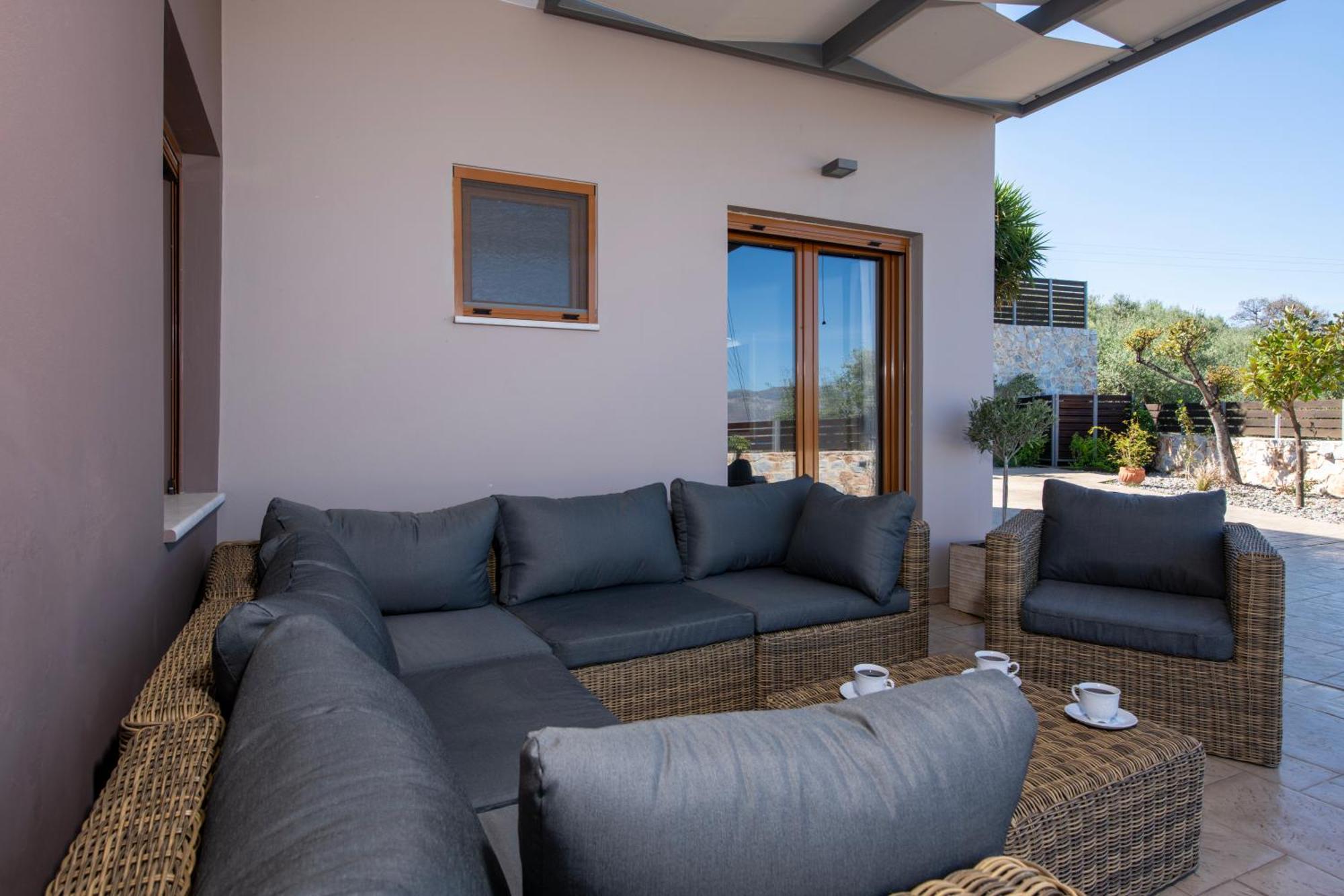 Villa Lady Dafni With Private Heated Pool Maleme Exterior foto
