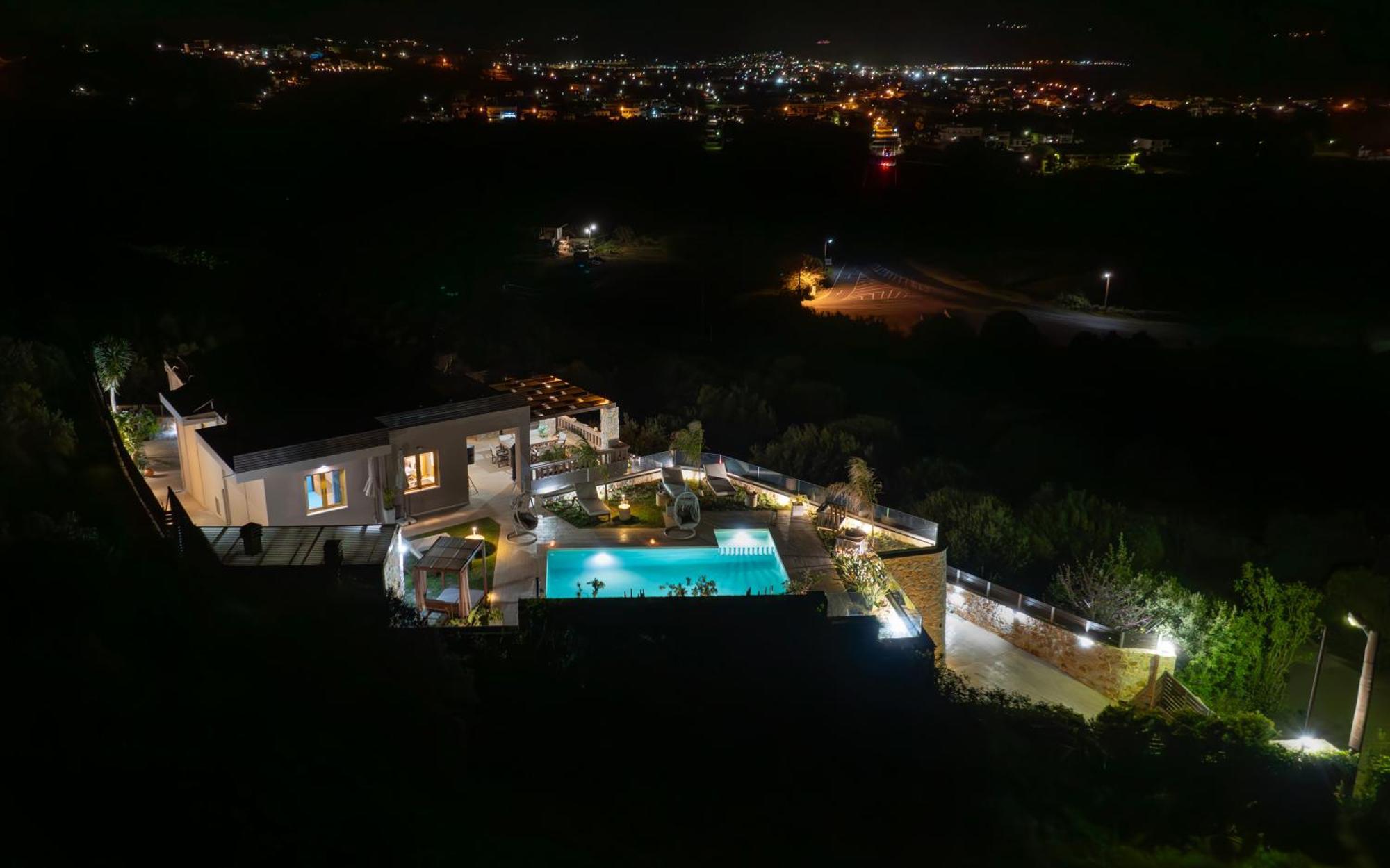 Villa Lady Dafni With Private Heated Pool Maleme Exterior foto