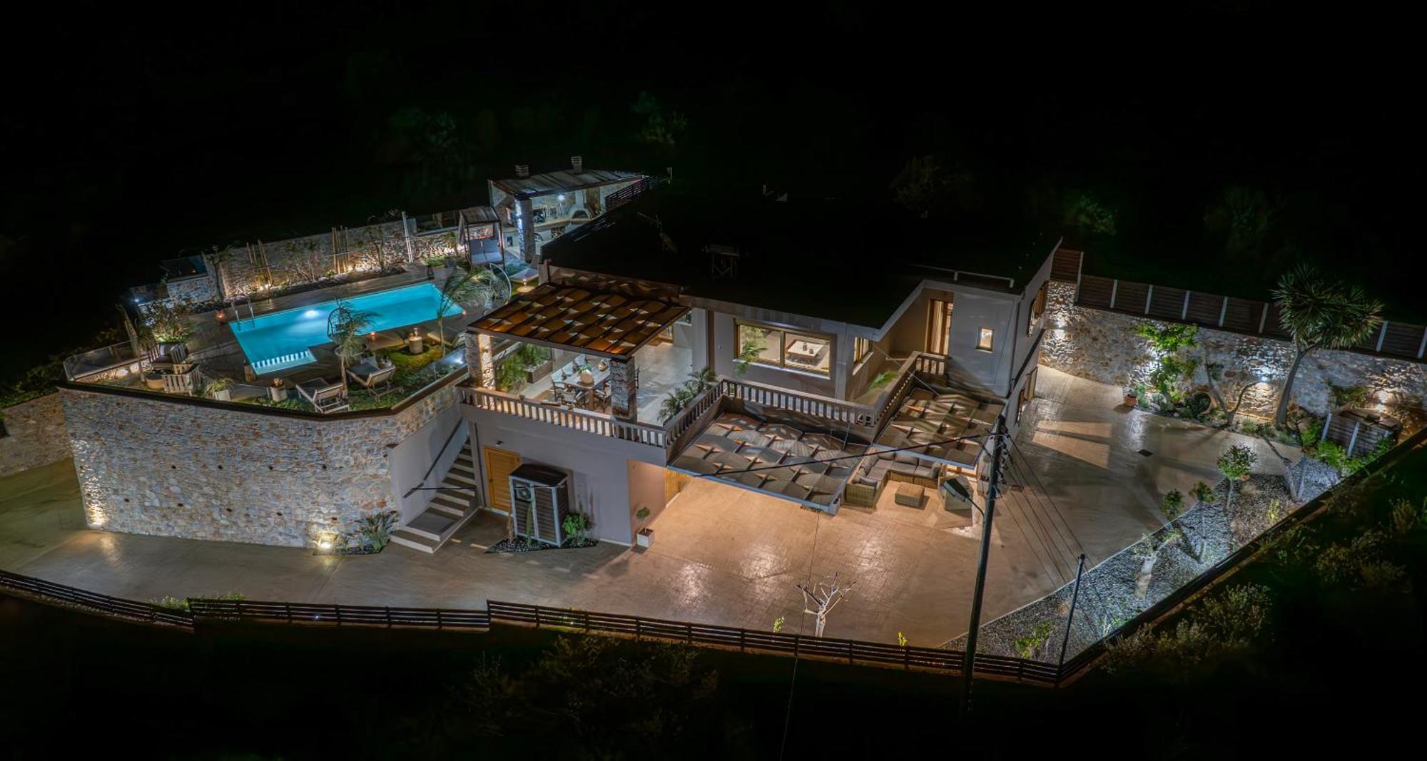 Villa Lady Dafni With Private Heated Pool Maleme Exterior foto