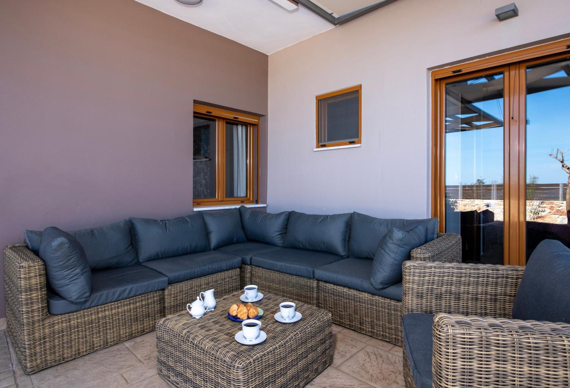 Villa Lady Dafni With Private Heated Pool Maleme Exterior foto