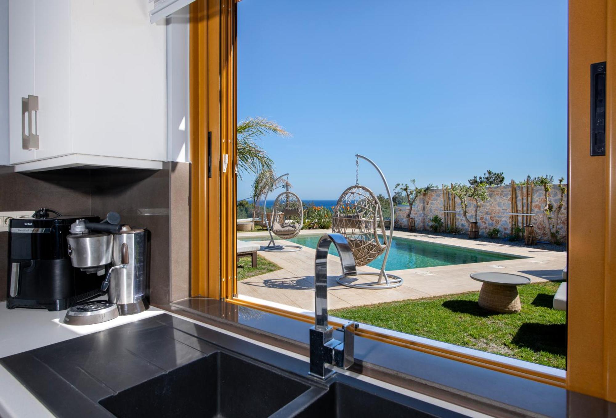 Villa Lady Dafni With Private Heated Pool Maleme Exterior foto