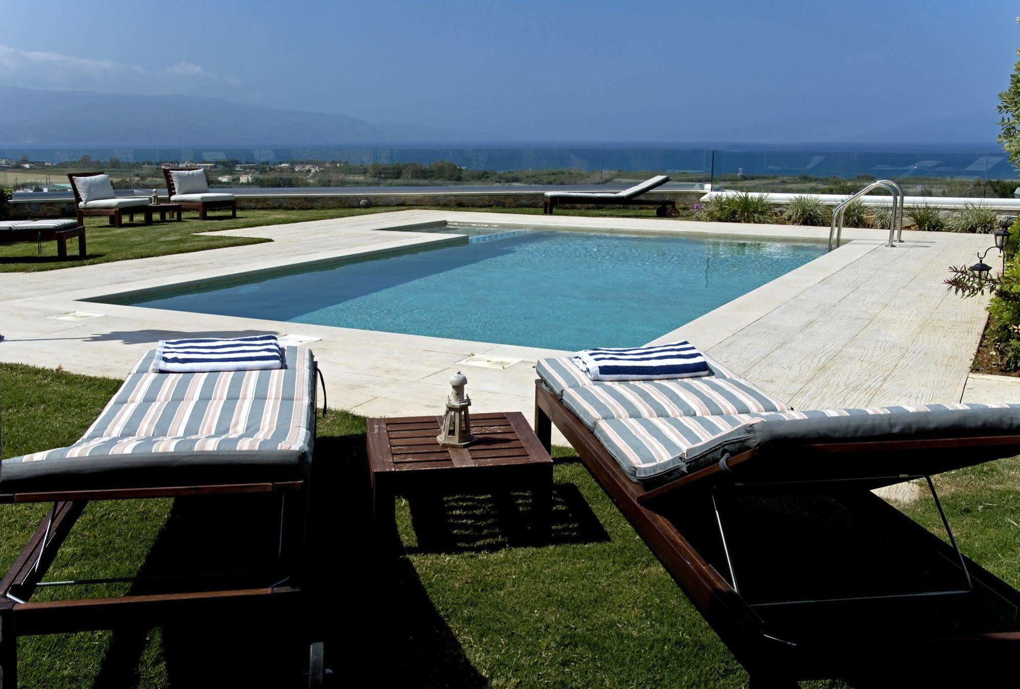 Villa Lady Dafni With Private Heated Pool Maleme Exterior foto